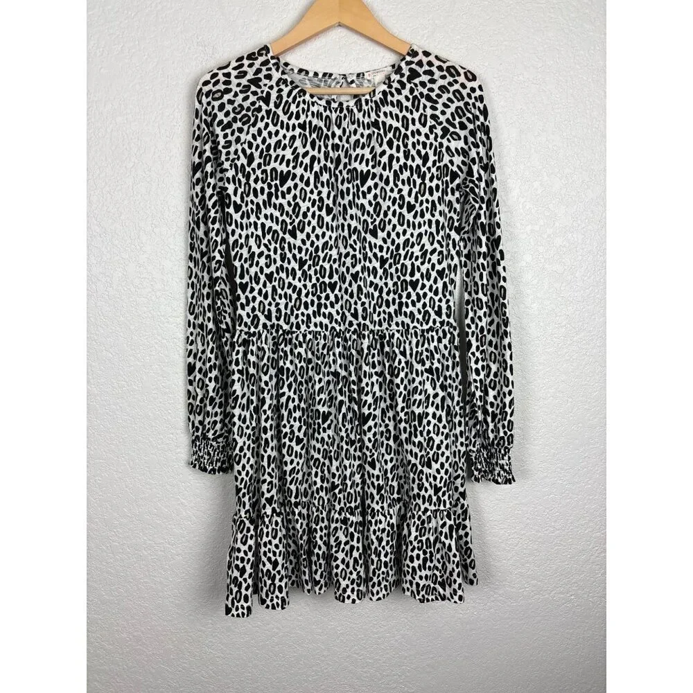 J Crew Crewcuts Girls Dress‎ XL 12/14 Cheetah Leopard